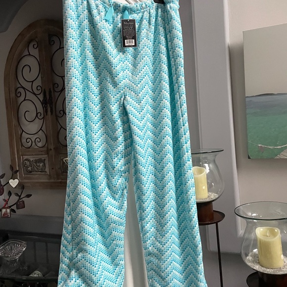 3 pair of ladies fleece lounge pants with elastic waist and drawstring size L - Picture 2 of 9